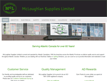 Tablet Screenshot of mcloughlansupplies.com